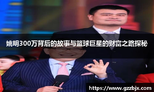 姚明300万背后的故事与篮球巨星的财富之路探秘